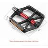 WEST BIKING CNC 3 Bearing Bicycle Pedals Ultralight BMX MTB Road Bike Pedals Non-slip Aluminum Alloy Reflective Cycling Parts