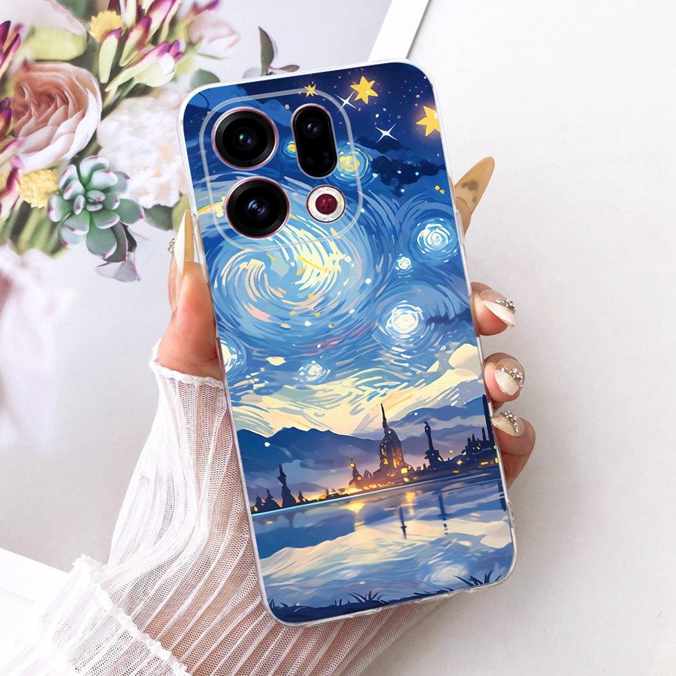 Clear For Oppo Find X9 Case Cover Cute Cat Fashion Butterfly Luxury Painted Soft Casing For Oppo CPH2797 PLJ110