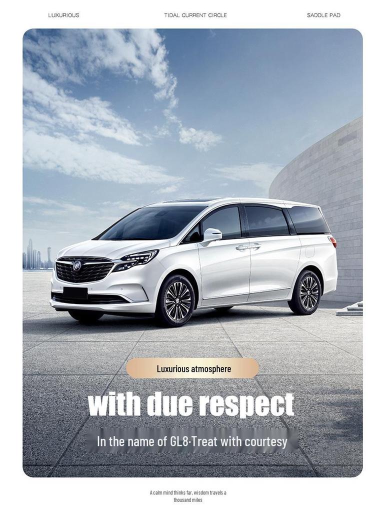 Buick GL8 Car Seat Cushion: Semi-Surround Suede Saddle Pad