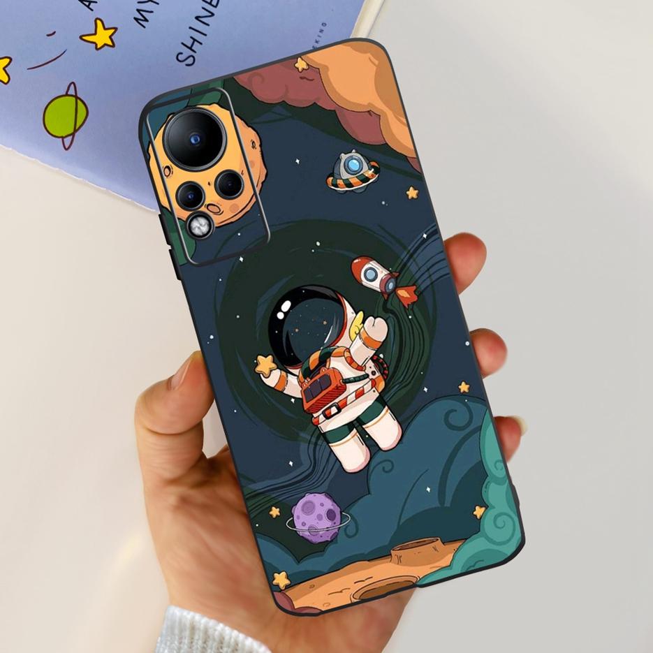 Чехол для Infinix Note 11 X663 X663B Стильный окрашенный задний чехол 6,7'' Ударопрочный чехол для телефона Для Infinix Note 11 Note11 Мягкий чехол
