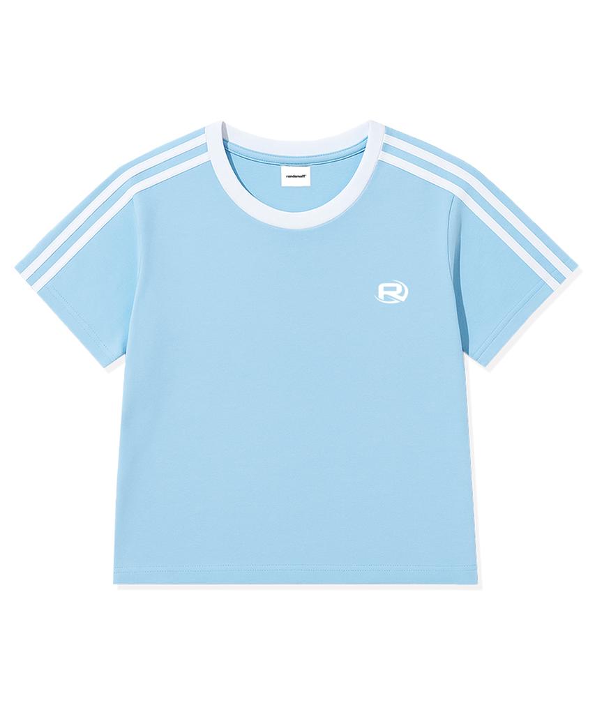 RANDOMOFF Rof Essential Sporty Track Crop T-Shirt (4Color)