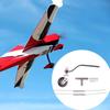 Carbon Fiber Landing Gear Tail Wheel Assembly Accessories with Hardware Screws for Gas RC Airplane