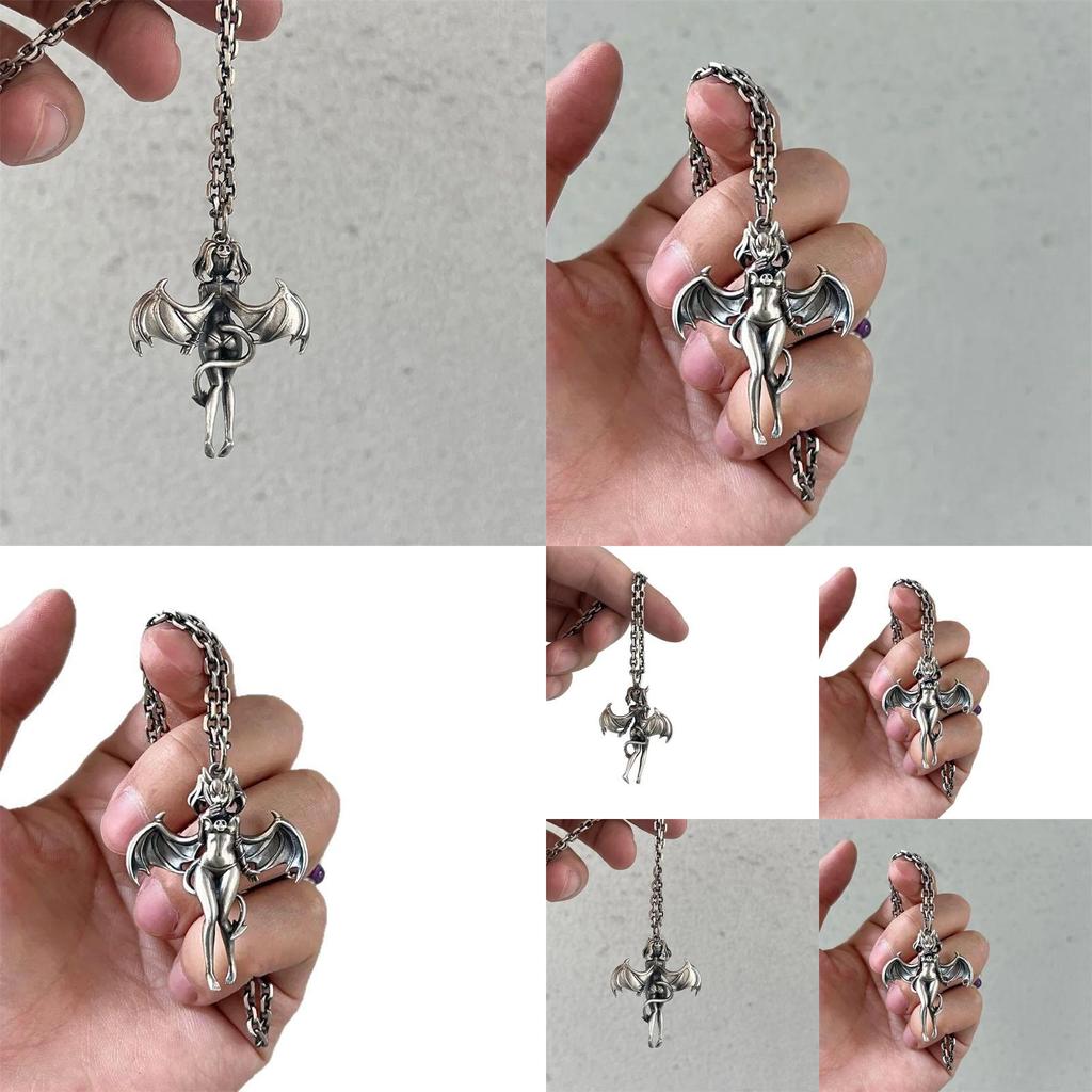 Романтическое ожерелье «Ангел» с мультяшной фигуркой и цепочкой для повседневной носки