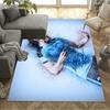 Winter Sports Adventure Area Rug Perfect for Bedrooms Dining Room Foyer Game Room Antislip Carpet Anime Office Decor Spiritual Gift