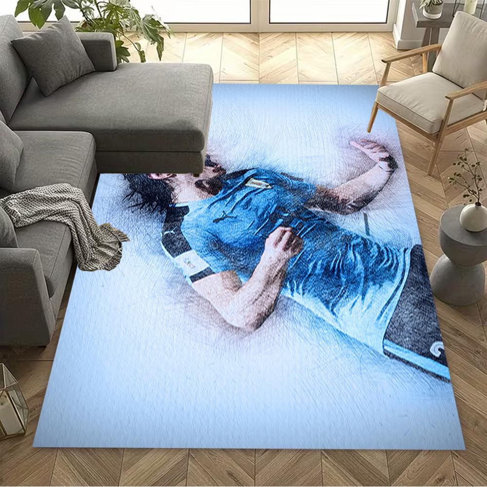 Winter Sports Adventure Area Rug Perfect for Bedrooms Dining Room Foyer Game Room Antislip Carpet Anime Office Decor Spiritual Gift