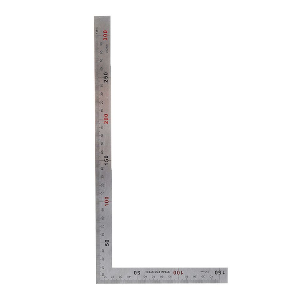 Metal Measuring Tool Double Sided 90 Degree Ruler 90 Angle Ruler L Shape Ruler Straight Ruler