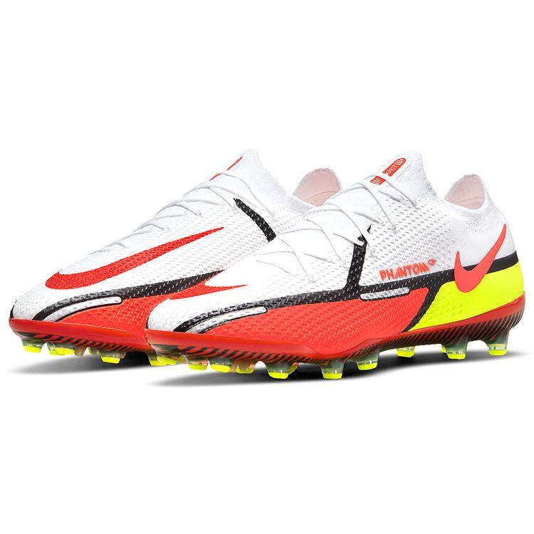 Nike Phantom GT2 Elite AG Pro Motivation Pack Unisex Sneakers White Volt Bright-Crimson DC0748-167
