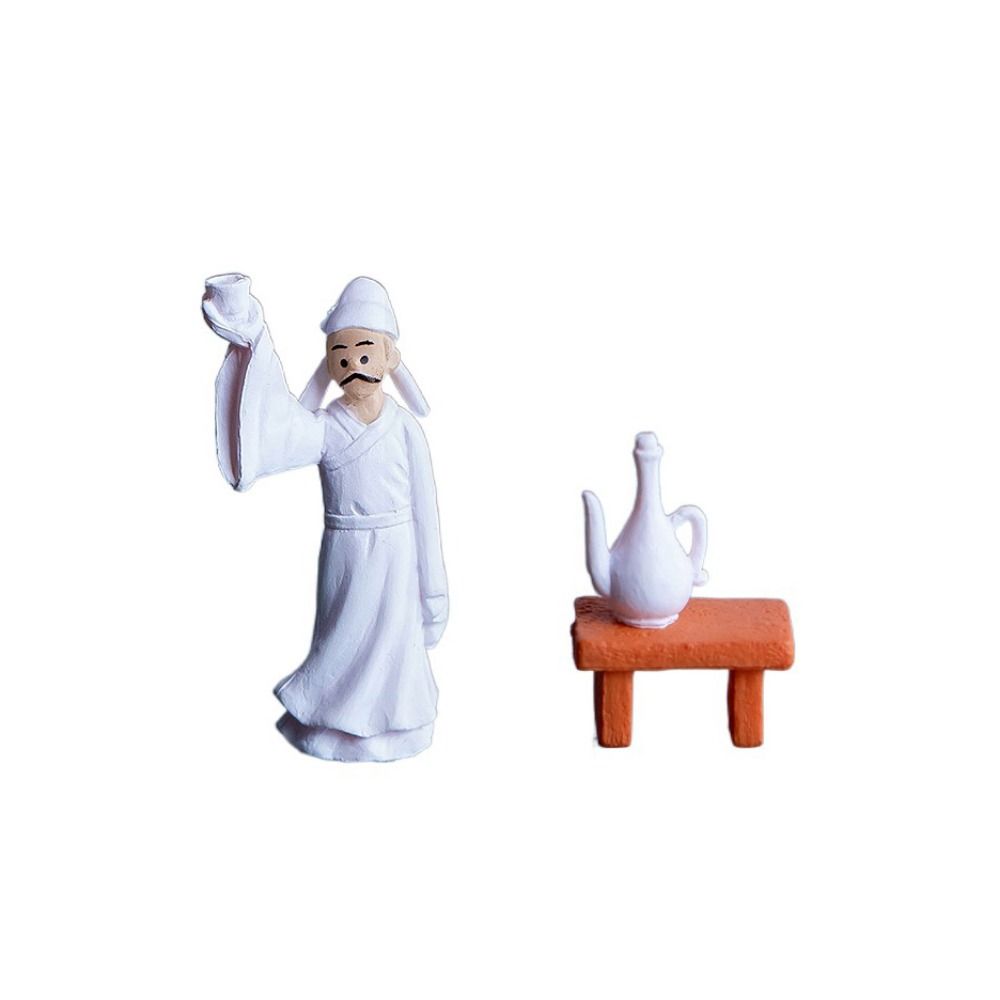 Decorative Rockery Pavilion Bridge LIfelike Simulation Goose Micro Landscape Ornaments Resin White Duck Statue Fairy Garden