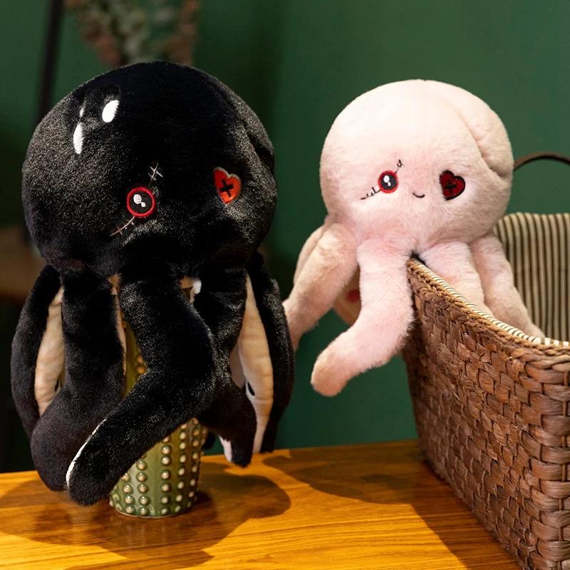 Плюшевая игрушка «Пиратский осьминог», милая мягкая игрушка в виде морского животного, декоративная подушка, забавный подарок-компаньон 24/30 см