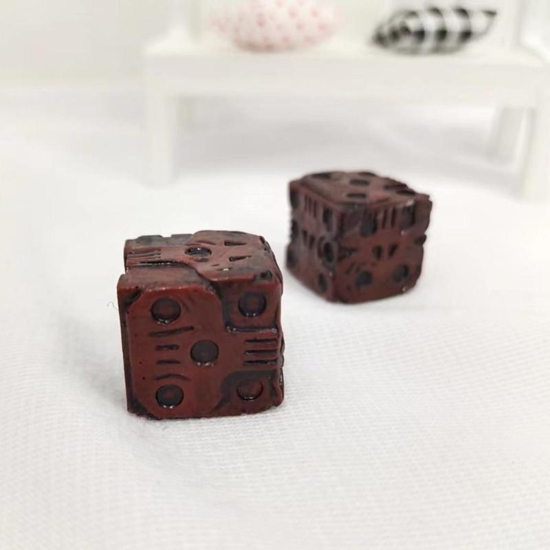 Scary Skull Dices Halloween Dices Skeleton Dices Cube Dices for Club Pub Halloween Party Outdoor Board Game Dices Toys