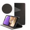 Case for SAMSUNG GALAXY A9 2018 / A9S SMART BOOK MAGNET CASE BLACK + GLASS