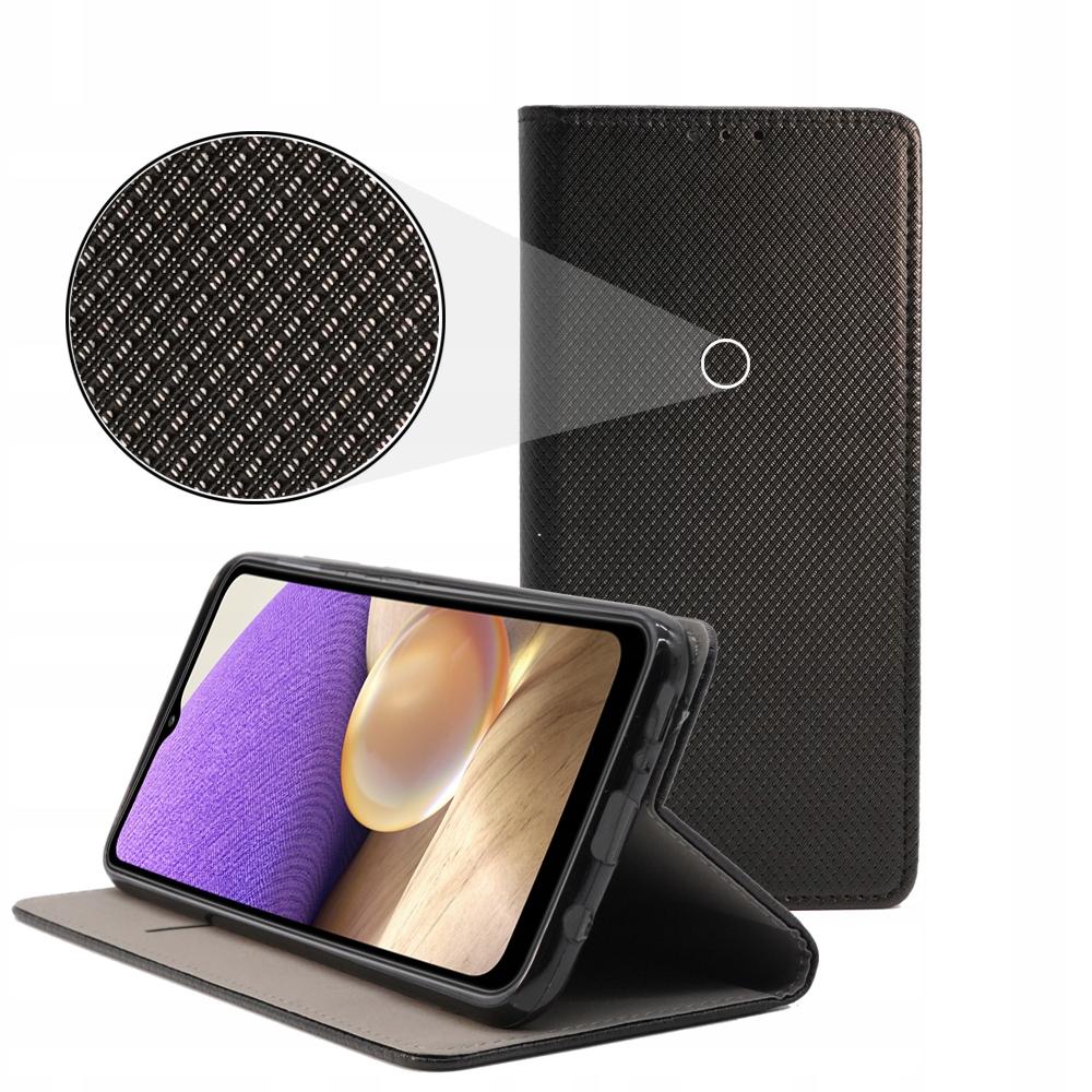 Case for SAMSUNG GALAXY A9 2018 / A9S SMART BOOK MAGNET CASE BLACK + GLASS