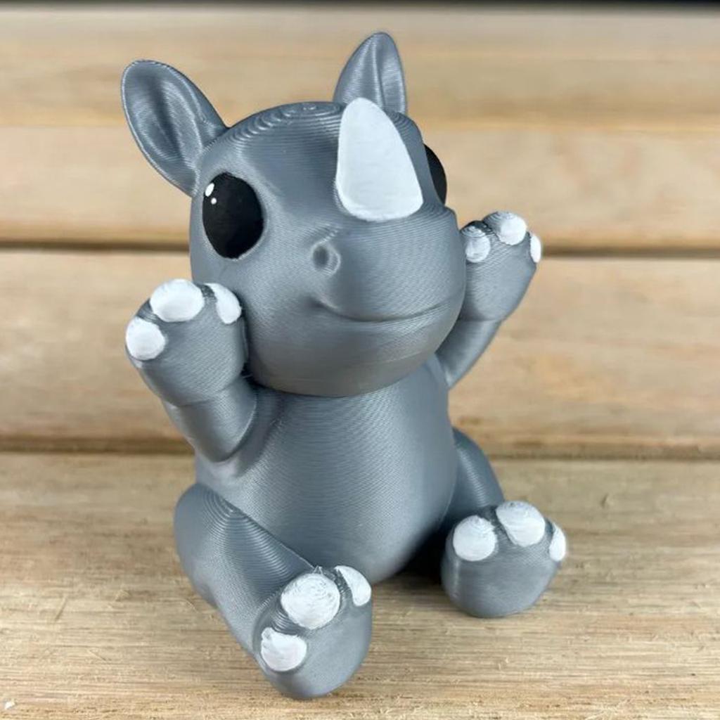 Милые игрушки в форме животных, напечатанные на 3D-принтере, с подвижными суставами