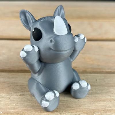 Милые игрушки в форме животных, напечатанные на 3D-принтере, с подвижными суставами