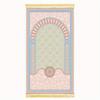 Floral Arch Islamic Prayer Rug Soft Comfortable Foldable Carpet Lightweight Home Mosque Prayer Mat