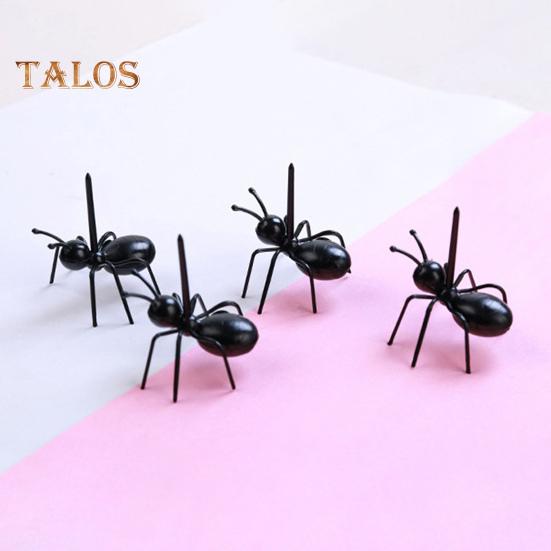 12 шт. фруктовая вилка в форме муравья, безопасная прочная многоразовая десертная вилка для домашней кухни, вечеринки