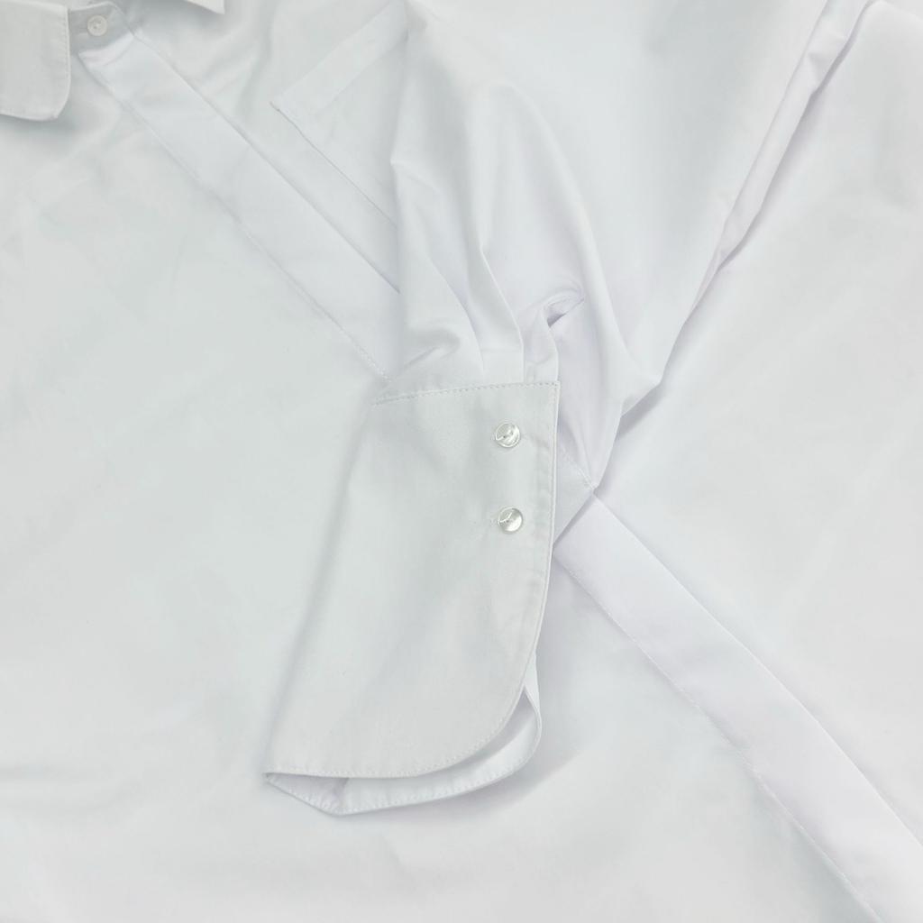 Elegant Women's Fashion Versatile Casual Solid Color Turn-Down Collar Shirt Fashion Set Women's Top