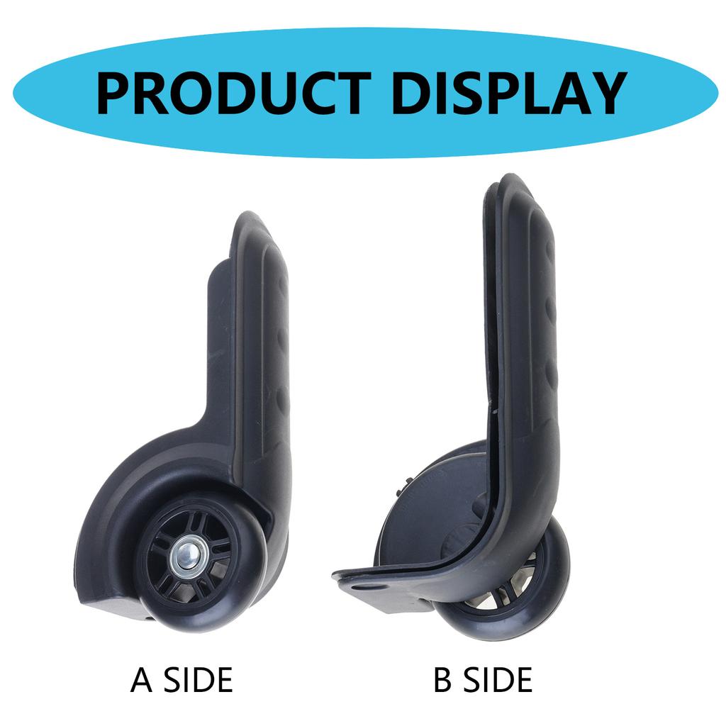 1 пара Гладкие Запасные Колеса Колеса для Багажа Сменные Ролики Практичные для Чемоданов и Рюкзаков