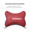 cxfnzt1 Leather Car Seat Headrest Comfortable Lumbar Support For Mitsubishi Eclipse Lancer Outlander Pajero ASX Colt I200 Ex Star Mirage