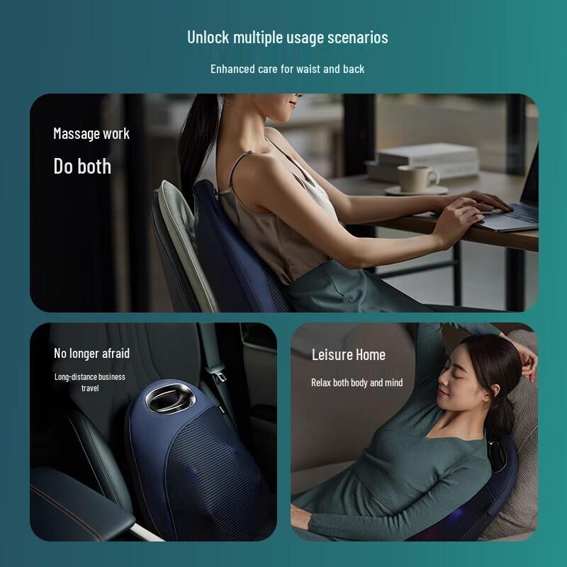 Philips Массажная подушка для спины и поясницы, штекер CN (адаптер в комплекте)