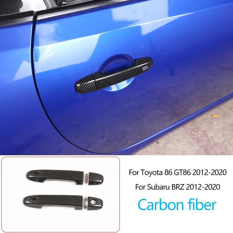 Для Toyota 86/Subaru BRZ 2012-2020 ABS Карбоновое волокно Комплект для интерьера Накладка на панель приборов Центральную консоль Панель переключения передач Накладки Наклейки