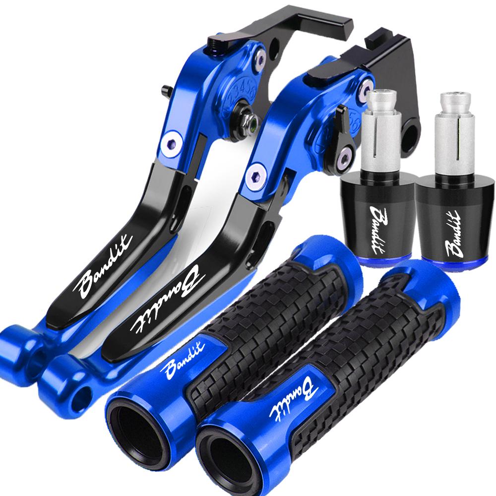 For SUZUKI GSF650 BANDIT GSF 650 2005 2006 Motorcycle Accessories Aluminum Brake Clutch Levers Handlebar Handle Grips Ends