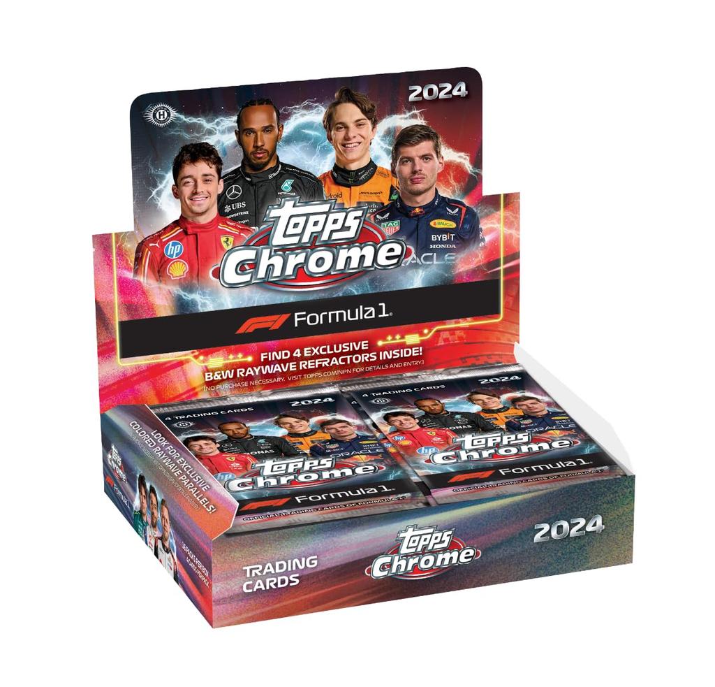 2024 Topps Chrome Formula 1 QUALIFYING LAP Box Formula 1 Chrome Qualifying Lap Box