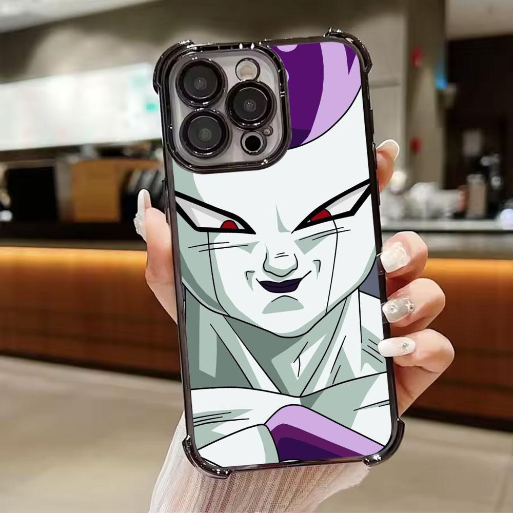 Cell Frieza Buu King Piccolo Dragons Balls Phone Case for iPhone 11 13 15 16 17 Pro Max 14 Plus 17Air 16E 13 12 Mini Clear Cover