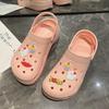 Летние сандалии женские туфли-сабо удобные дырчатые туфли женские сандалии из ЭВА легкие повседневные пляжные тапочки для отдыха на открытом воздухе обувь для медсестер