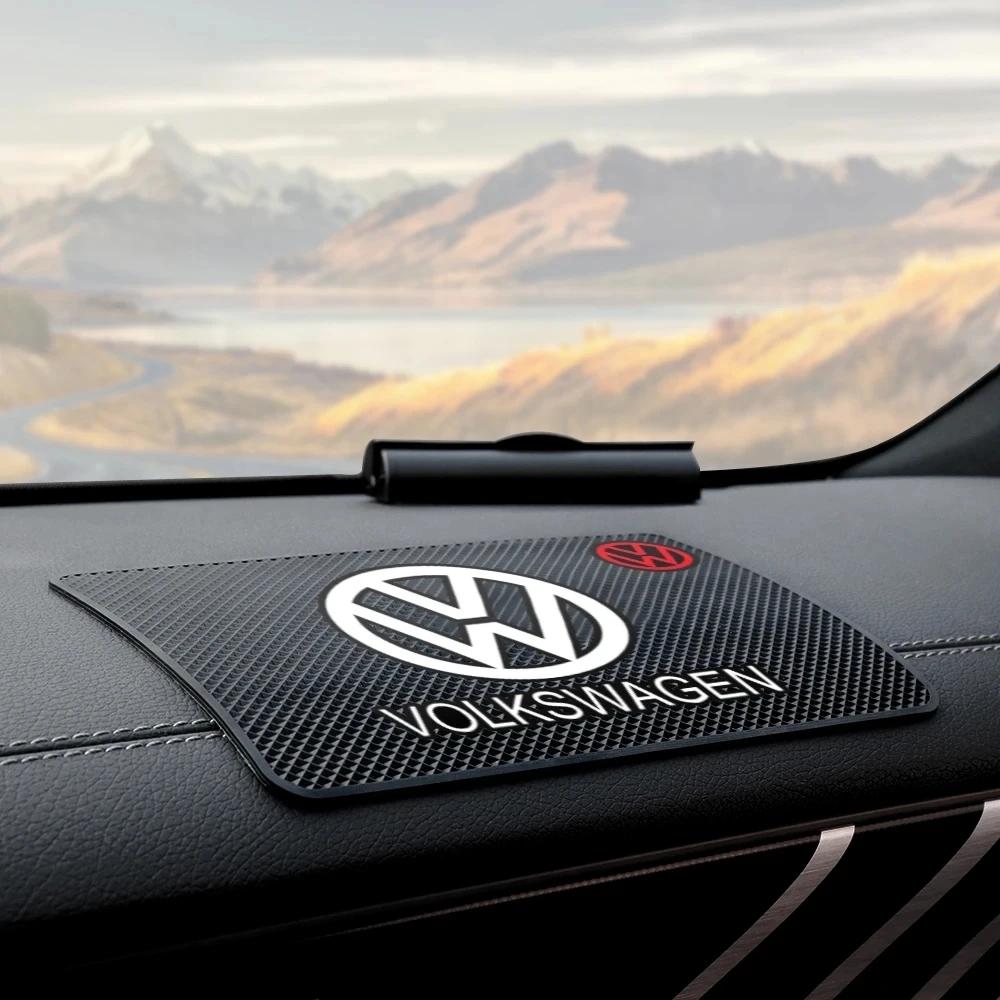 1Pcs Car Anti-Slip Mat Dashboard Sticky Pad Non-slip Mat For VW GTI Polo Golf Passat Tiguan Arteon Touareg Taigo Caddy Jetta Bee zf0