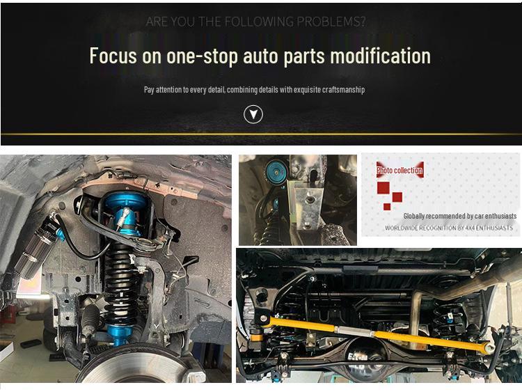 Adjustable Shock Absorber & 2-Inch Lift Kit for RAM1500 Pickup