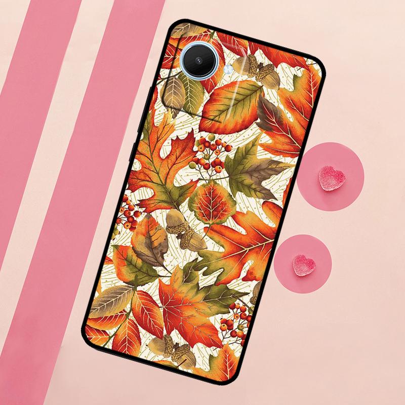 Красочные листья для Realme 15 10 11 12 13 14 Pro Plus C65 C67 C75 C63 C61 C55 C51 C53 C35 GT6 GT7 Pro Чехол