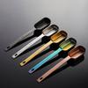304 Stainless Steel Square Spoon Head Measuring Spoon 1 Teaspoon 15ml Titanium Plated Multi-color Baking Tool Seasoning Spoon