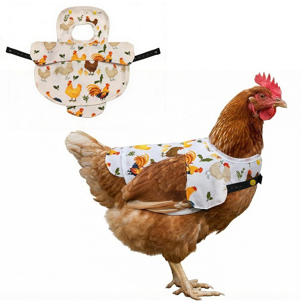Waterproof Anti-Pecking Chicken Saddle Breathable Duck Back Protector Poultry Protective Clothing