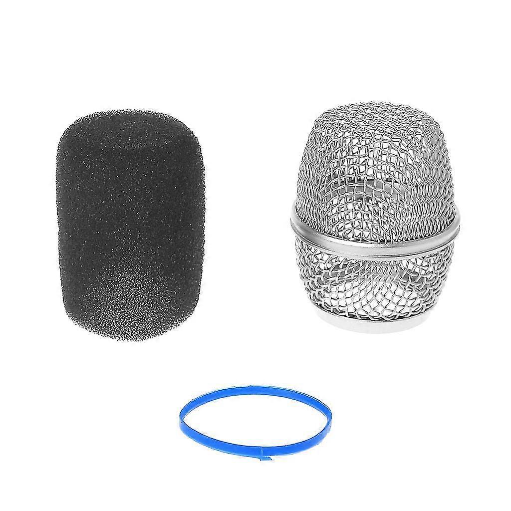 Metal Windscreen With Black Inside Foam Filter For Shure Beta57a/beta87a