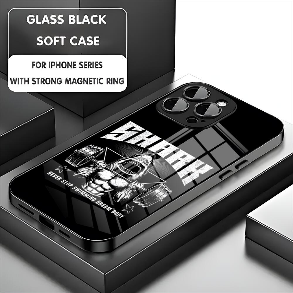 Animal Fitness Design Patterns Phone Case For Iphone 17 16 15 14 13 11 12 Pro Max Mini Plus Magnetic Glass Phone Cover