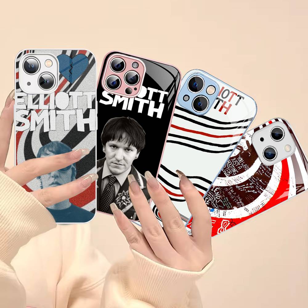 Elliott Smith Figure 8 Tempered Glass For Iphone 14 13 12 11 Pro Mini XS MAX 14Plus X XS XR Cover