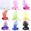 Sequins Feather Crystal Headband Indian Feather Headdress Holiday Party Indian Hairband Fashion Women Hair Accessories