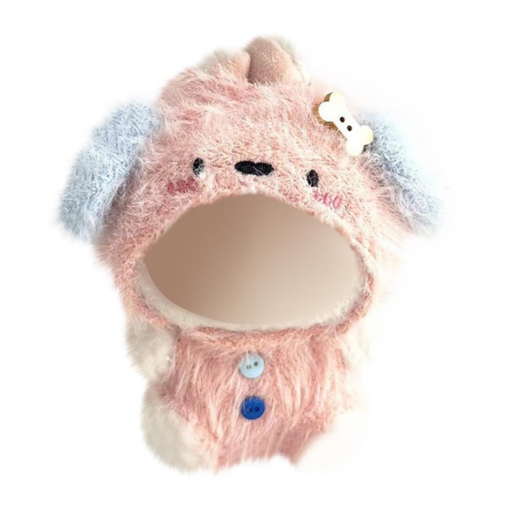 Комплект одежды для кукол 17 см, аксессуары для кукол, топ с сердечками, шарф, шапка, без кукол