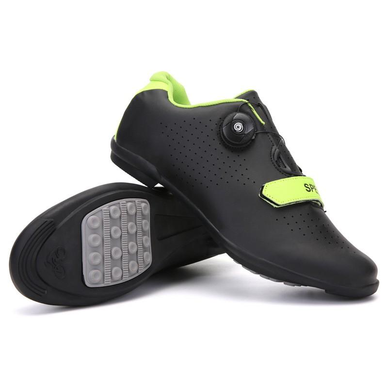 Unisex Cycling Shoes Road Mountain Bike SPD Clipless Pedals Breathable Rigid Sole Indoor Trainer Wide Fit