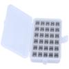 Bobbin Box Organizer Plastic Case Transparent 30 Slots Empty Spools Sewing Craft Storage