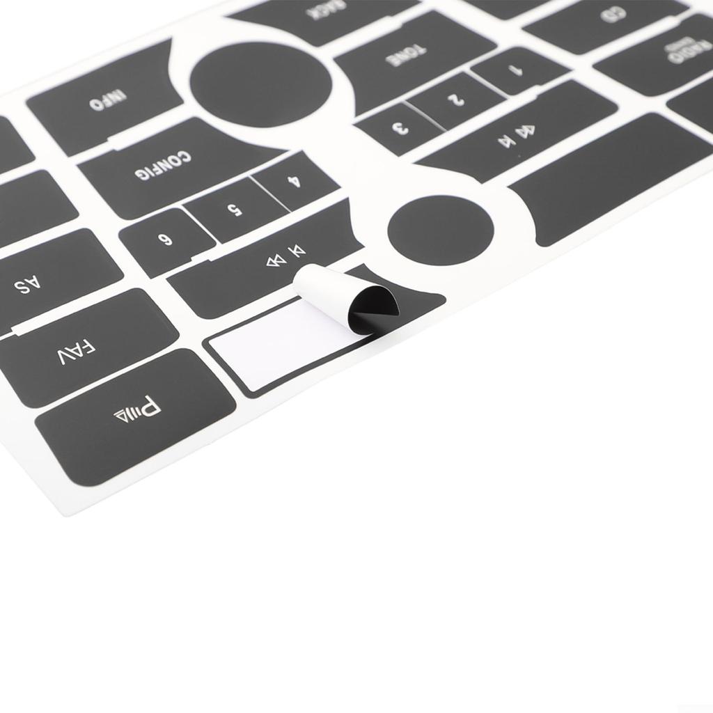 Черный ПВХ на приборной панели автомобиля, компакт-диск, радио, аудиокнопка, набор наклеек для OPEL ASTRA J