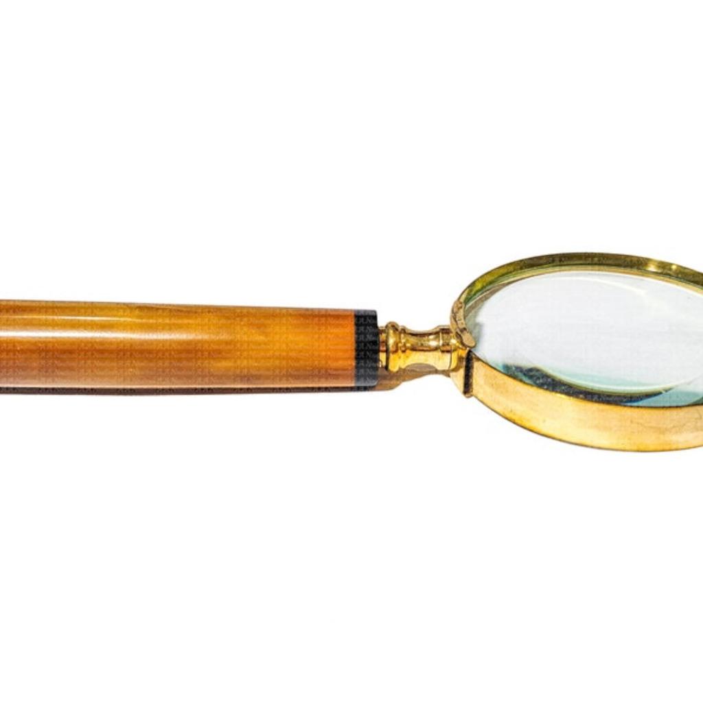 5-кратная лупа с глянцевой ручкой из керамической смолы | Подарки для мальчиков девочек папы мамы пожилых людей, на годовщину день рождения, рождественский декор