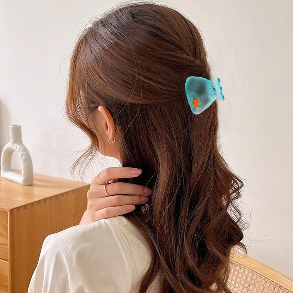 Transparent Fish Hair Claw Ocean Animal Animal Hair Clip Creative Acetate Hair Claw Female/Girls