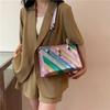 New Ladies Tote Bag Fashion Commuter Single Shoulder Bag Slanting Cross Chain Fashion Women Bags Collision Color Bag