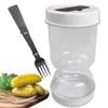 Hourglass Type Pickle Vegetable Jar Food Filter Container  For Storing Pickles