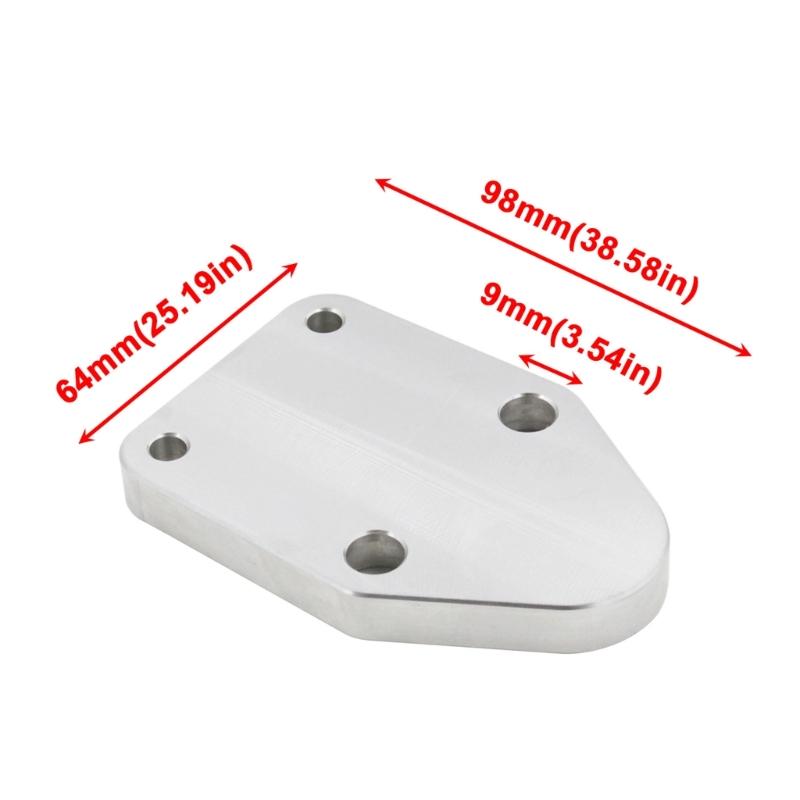 Пластина топливного насоса с прокладкой и болтами, алюминиевый комплект монтажной пластины топливного насоса для двигателя 283 327 350 2071