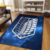 Attack On Titan Rug Children's Play Crawling Floor Mat Living Room Bedroom Home Decor Rug Kitchen Bathroom Anti-slip Mat