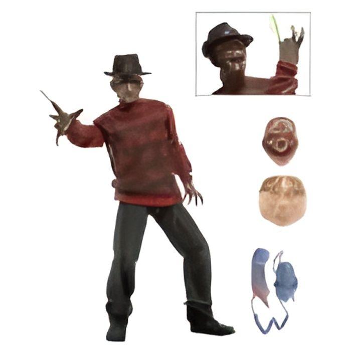 Figurine - Freddy Krueger 30e anniversaire - PVC - 18 cm - Blanc