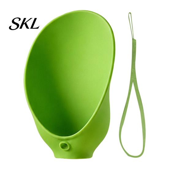 Travel Pet Water Bottle Adapter Dog Adapter, Silicone Foldable Drinking Cup, Portable Feeder, Leak-Proof Dispenser for Standard Bottles Bowl